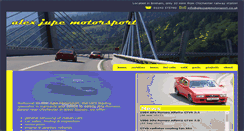 Desktop Screenshot of alexjupemotorsport.co.uk