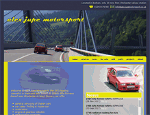 Tablet Screenshot of alexjupemotorsport.co.uk